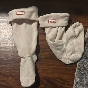 Cream Hunter Boot Socks - Tall